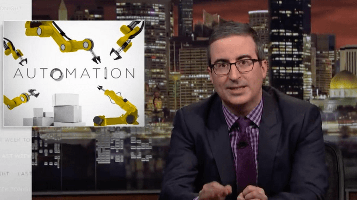What John Oliver Gets Wrong About Robots and Jobs