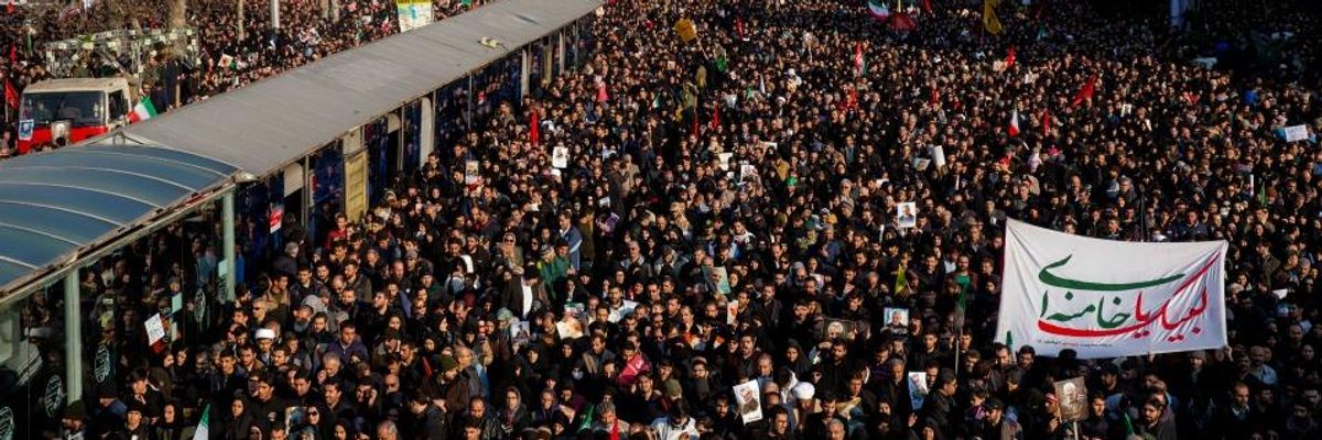 'Sea of Endless People' Mourns Soleimani Across Iran, Vowing Trump Will Be Held Accountable for Assassination