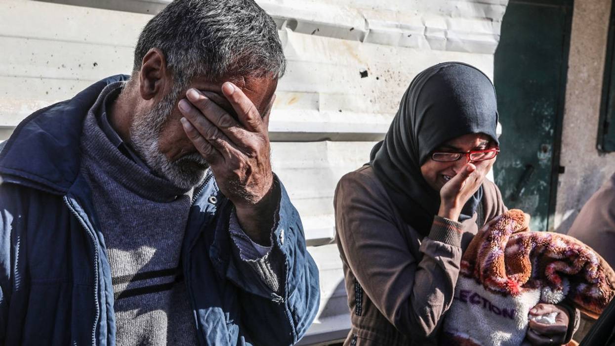 Mourners in Gaza