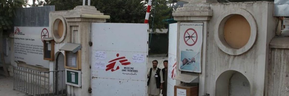 Pulling Staff from Kunduz, MSF Labels US Airstrike a War Crime