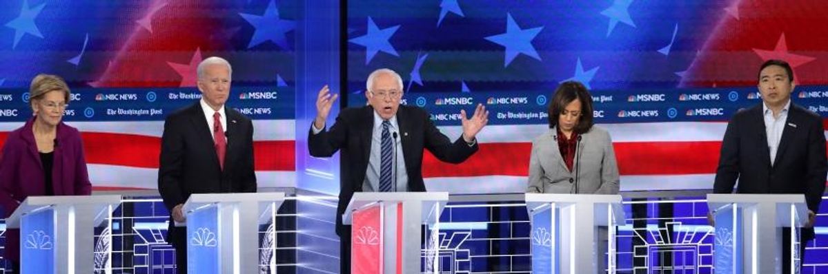 Want More Proof of Corporate Media's Anti-Bernie Bias? Look at MSNBC's Democratic Debate