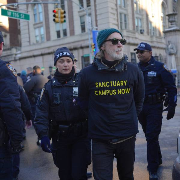 Multiple arrests at an anti-ICE protest at Columbia University