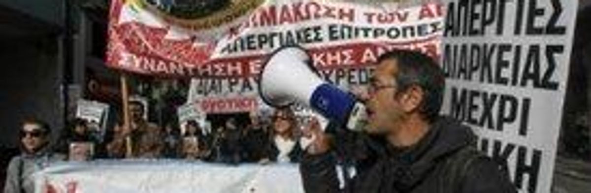 'Take Our Undies Next!': Austerity Leaves Greek Workers with Little Left