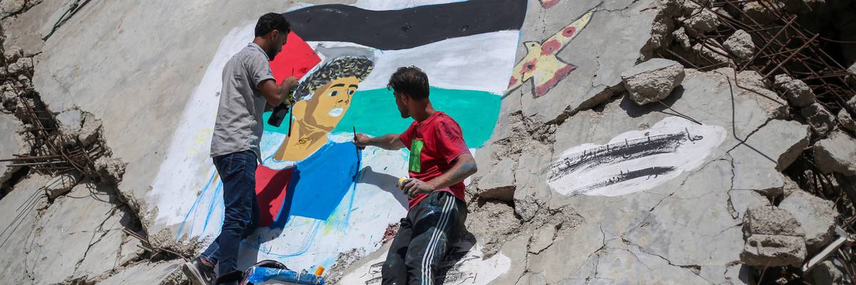 Mural In Gaza Honors Spanish Footballer Lamine Yamal