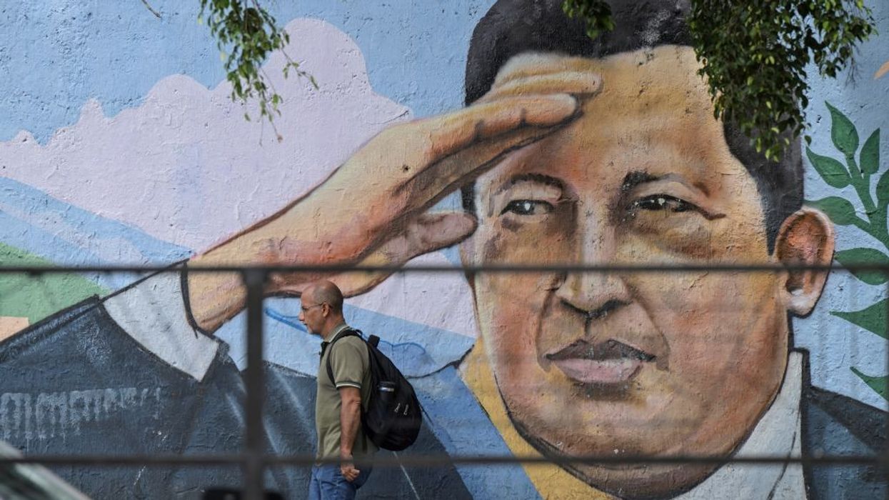 Mural of Hugo Chavez