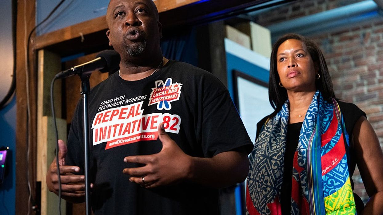 Muriel Bowser at Shaw's Tavern