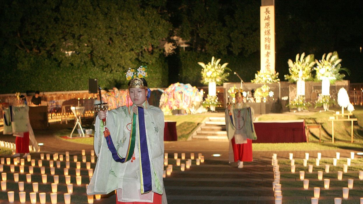 Nagasaki peace ceremony