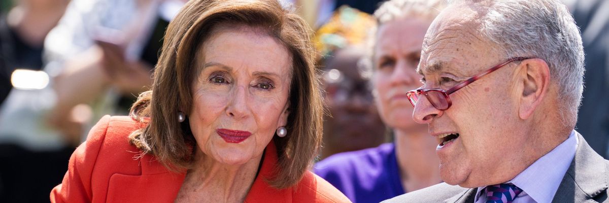 Nancy Pelosi and Chuck Schumer