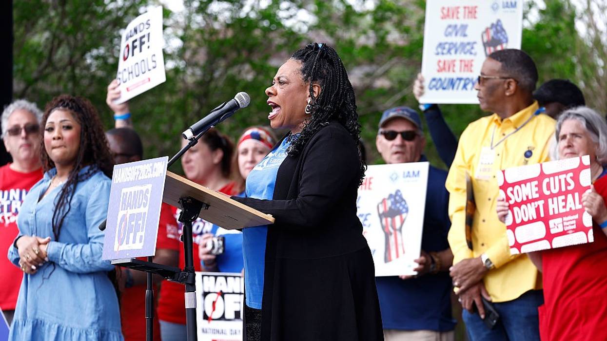 National Education Association president Becky Pringle