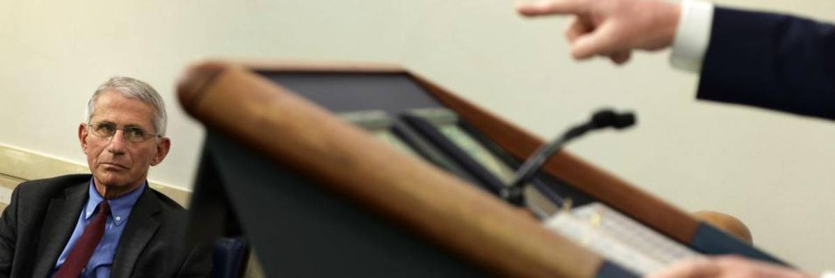 #FireTrumpNotFauci Trends After President Goes After Trusted Infectious Disease Official