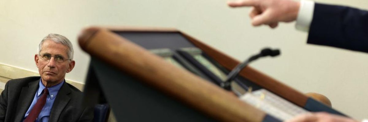 #FireTrumpNotFauci Trends After President Goes After Trusted Infectious Disease Official