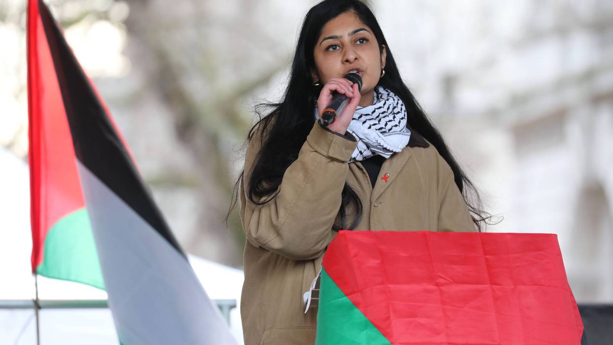 National March For Palestine And Counter Protest Held In Central London