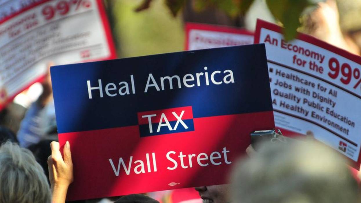 Progressive Tax Takes Aim at Wall Street Transactions, Financial Crashes