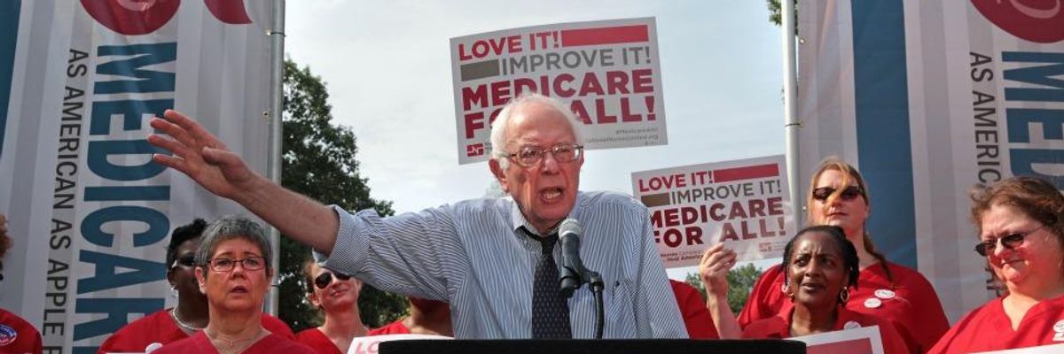 'Medicare for All' Proposal by Sanders Will Protect Most Precious Gift: Our Health