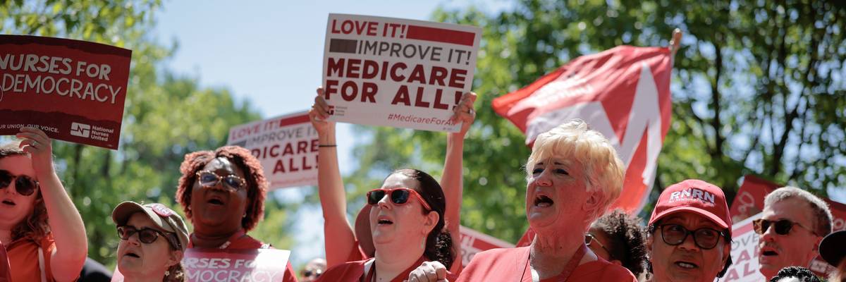 National Nurses United rallies for Medicare for All