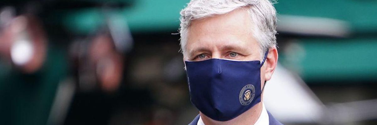 Inner Circle Infection as Trump's National Security Adviser Robert O'Brien Tests Positive for Covid-19