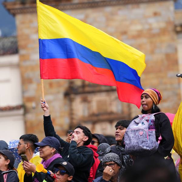 National Strike In Colombia To Protest Against The Government Abelardo De La Espriella