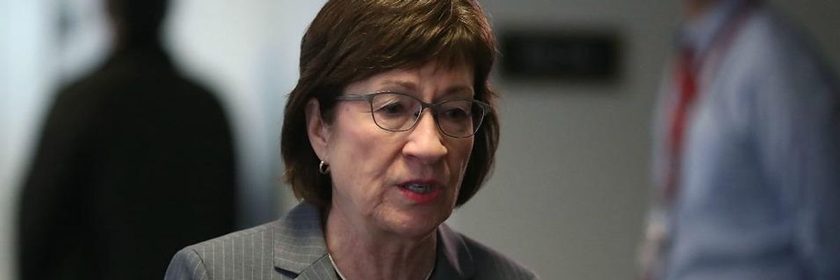 As Women Send Coat Hangers in Bulk, Ad Blitz to Demand Susan Collins Defend Abortion Rights