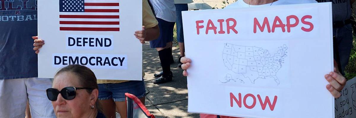 Nationwide Protest Against Texas Redistricting Plans.
