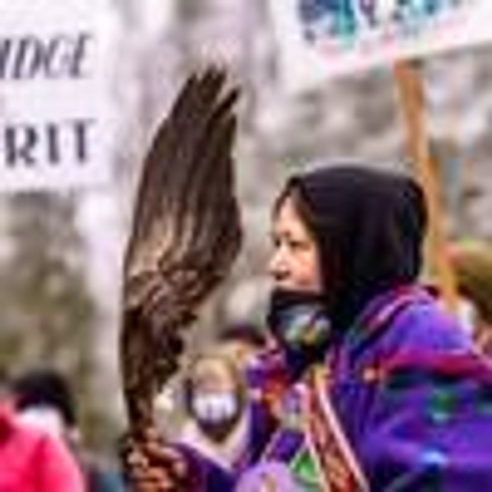 native activst at line 3 protest