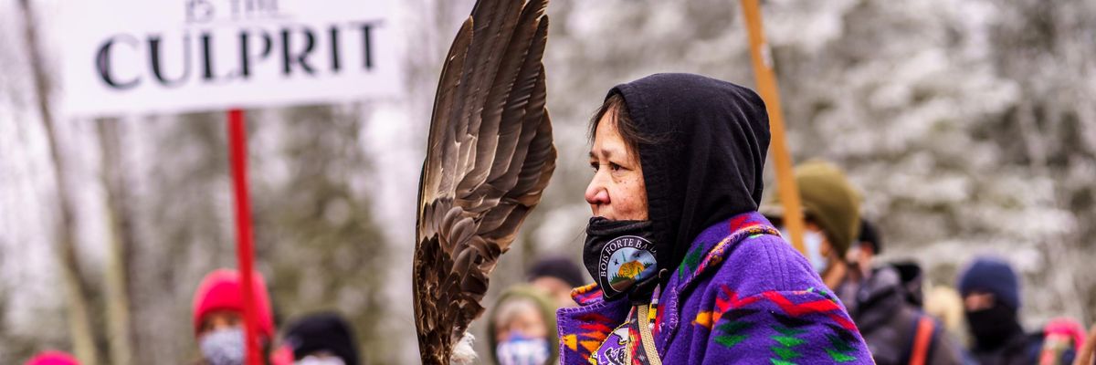 native activst at line 3 protest