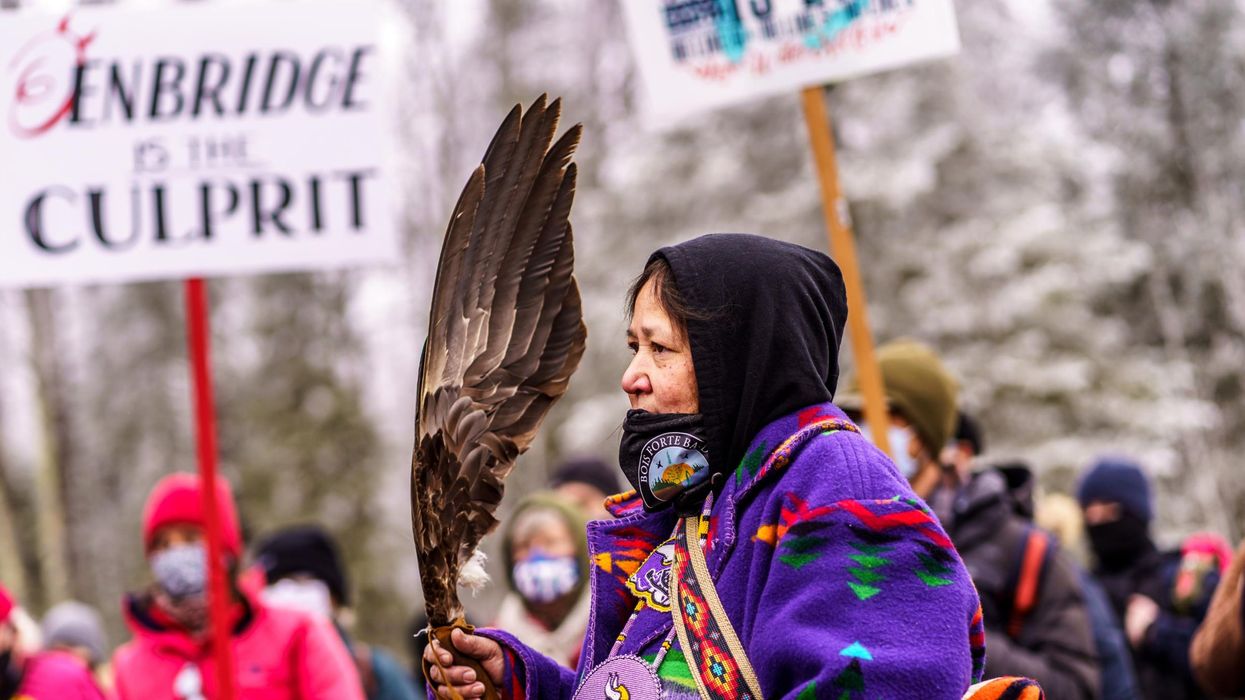 native activst at line 3 protest