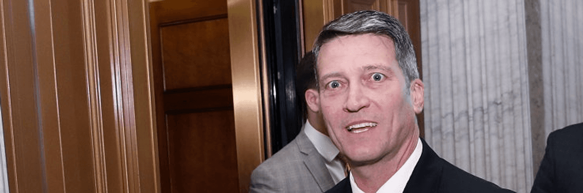 Amid Allegations of Misconduct, Did Trump Just Throw His VA Nominee Under the Bus?