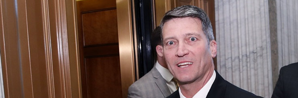 Amid Allegations of Misconduct, Did Trump Just Throw His VA Nominee Under the Bus?