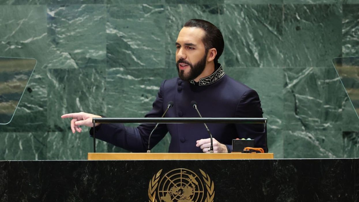 Nayib Bukele, President of El Salvador, at the UN General Assembly