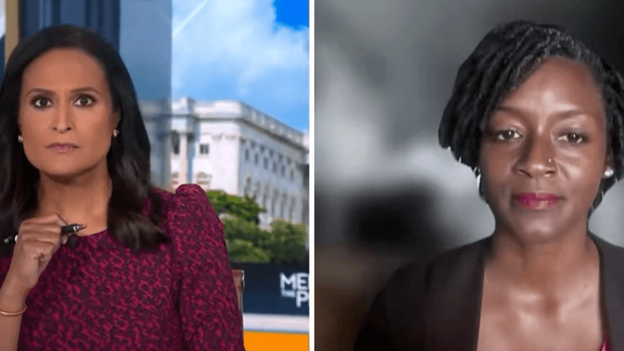 NBC News anchor Kristen Welker interviews Florida state Rep. Angie Nixon