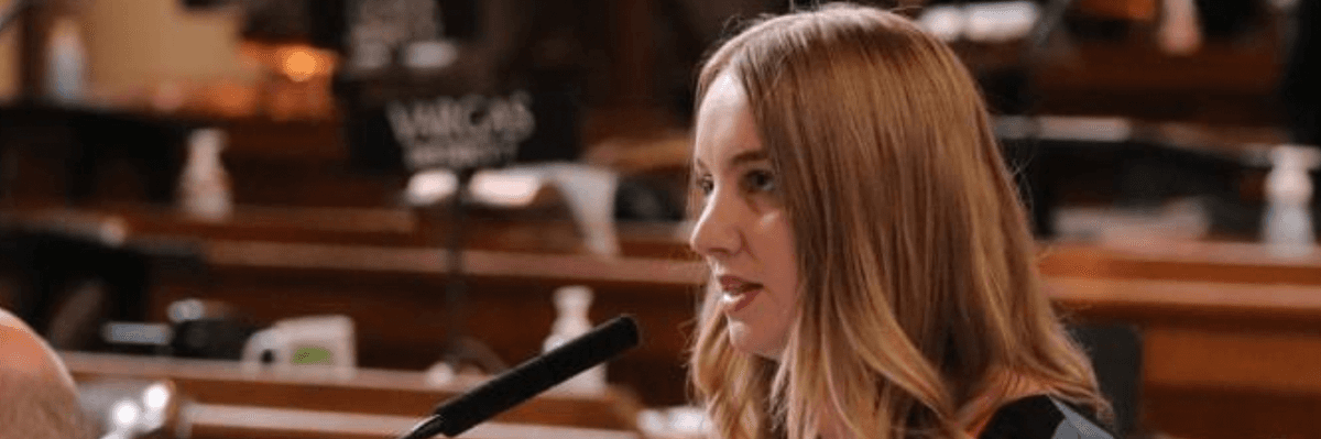 Nebraska state Sen. Megan Hunt