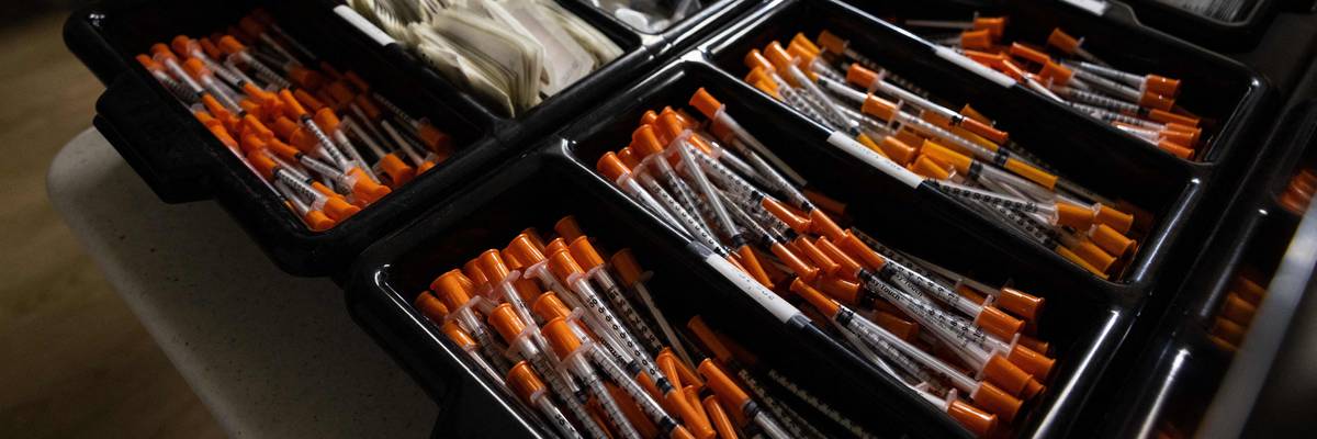 Needles in drug exchange program