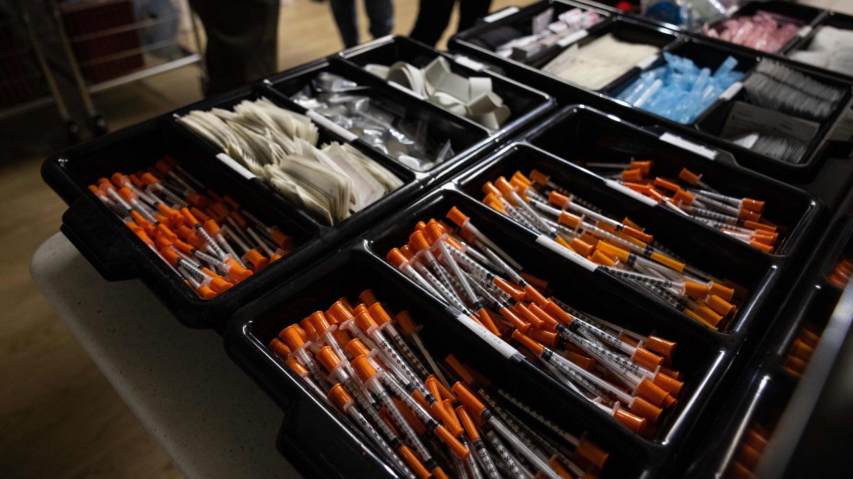 Needles in drug exchange program