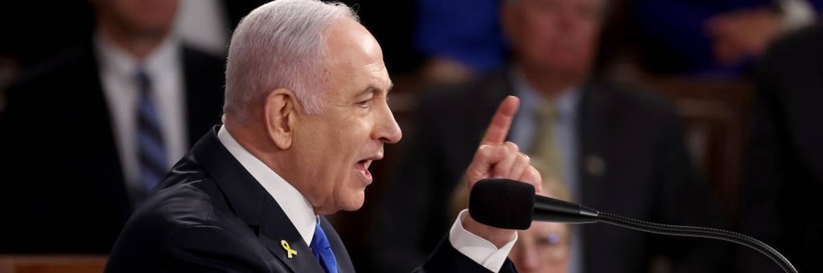 Netanyahu addressed a joint session of the US congress