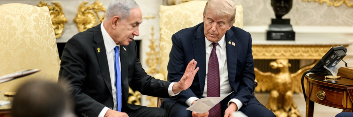 Netanyahu and Trump meet in the White House