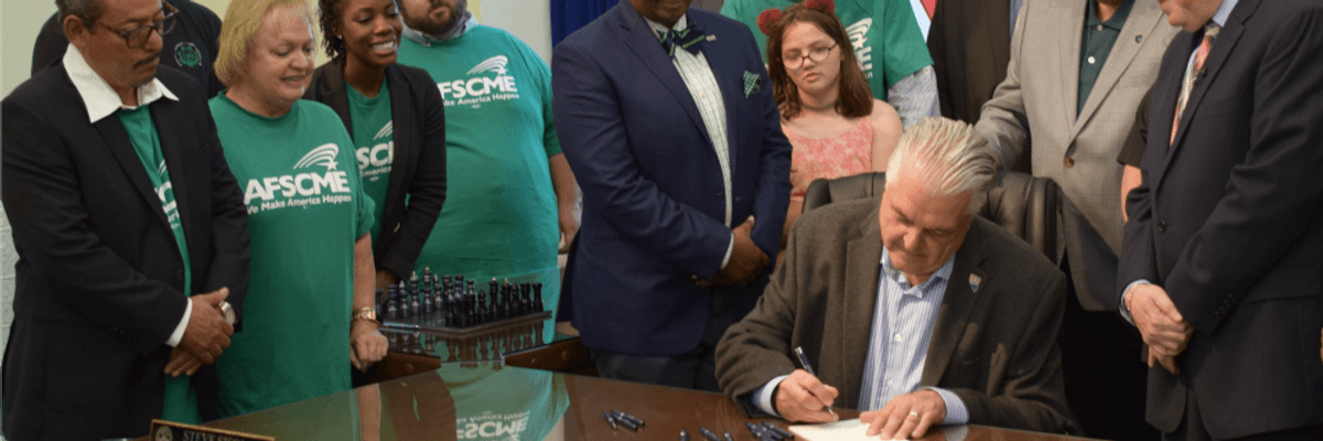 'Massive Win for Working People': Nevada Governor Signs Bill Giving Over 20,000 State Employees Collective Bargaining Rights