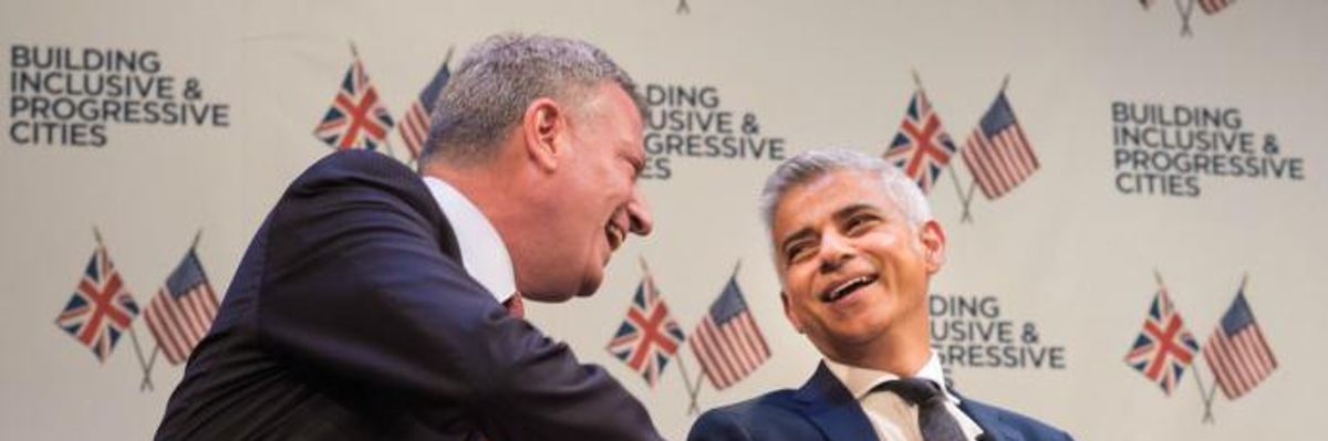 'Seriously Big Deal' as NYC and London Mayors Call on Cities Worldwide to Divest From Fossil Fuels