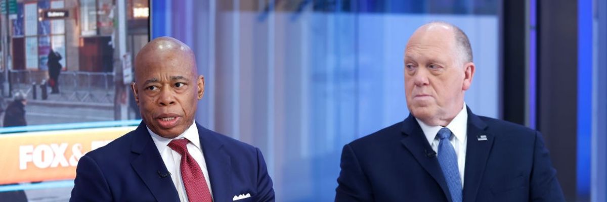 New York City Mayor Eric Adams Visits "Fox & Friends"