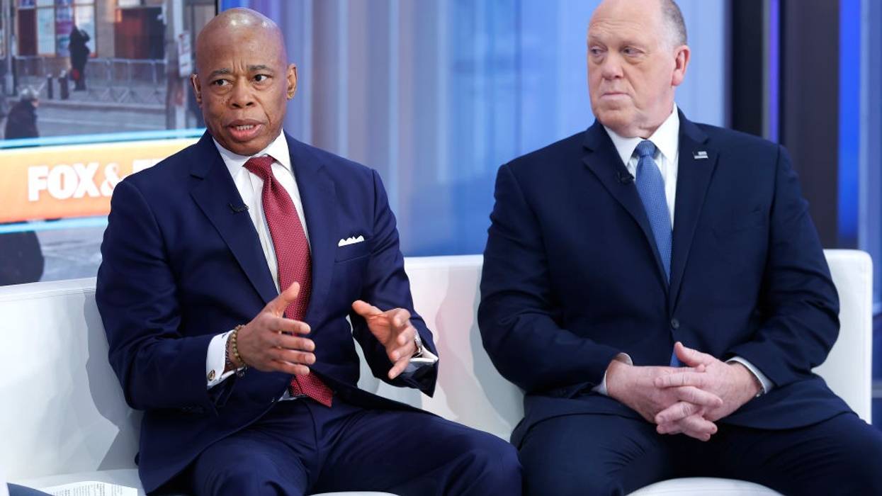 New York City Mayor Eric Adams Visits "Fox & Friends"