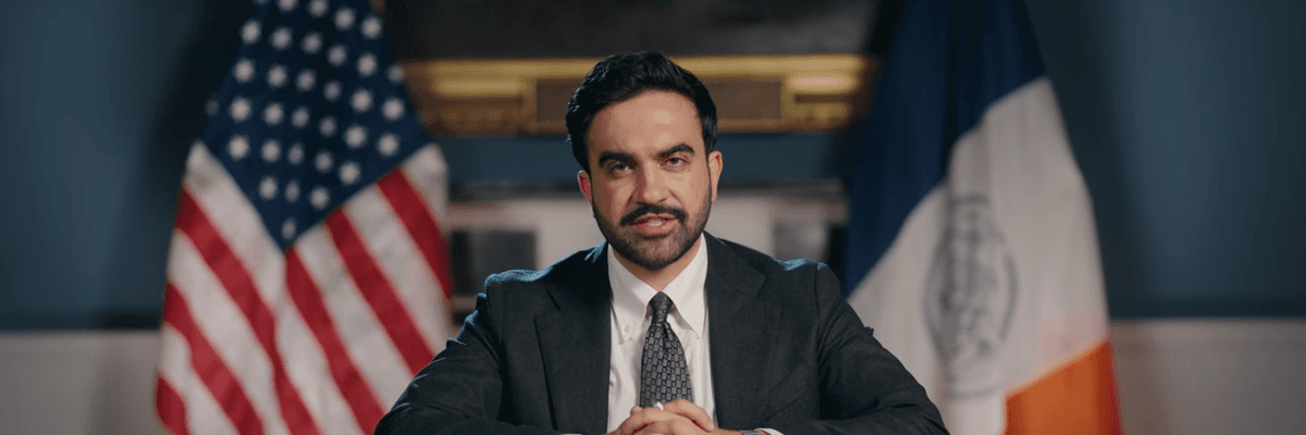 New York City Mayor Zohran Mamdani