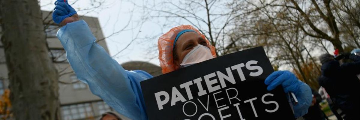 Battle Covid-19, Not Medicare for All: Doctors Demand Hospital Industry Stop Funding Dark Money Lobby Group
