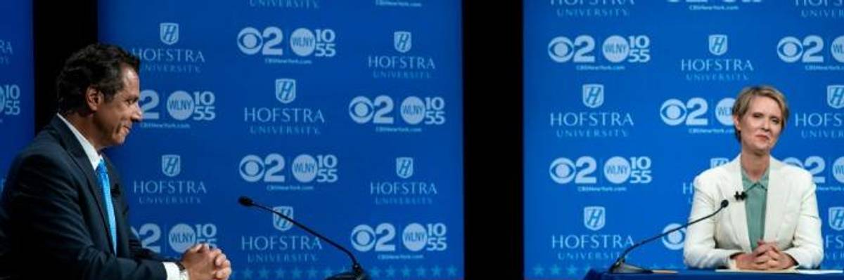 'We Don't Need a Corrupt Corporate Democrat': In Heated NY Debate, Nixon Counters Cuomo With Bold Progressive Message