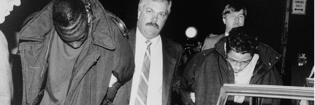 New York Police arrest two of the Central Park Five ultimately exonerated