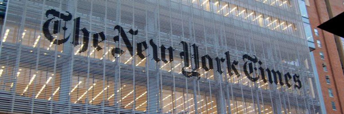 Whose Fake News Gets a Pass? NYT Advocates Internet Censorship