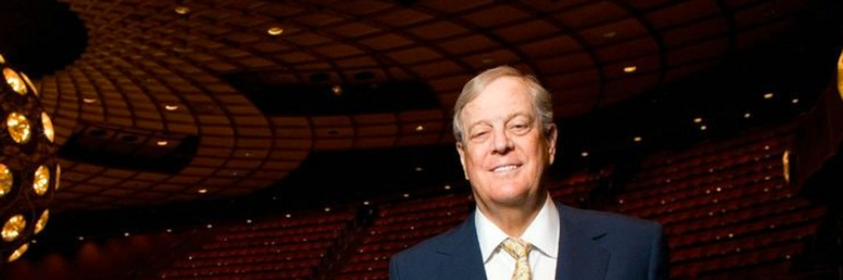NYT Remembers David Koch More as 'Philanthropist' Than Polluter