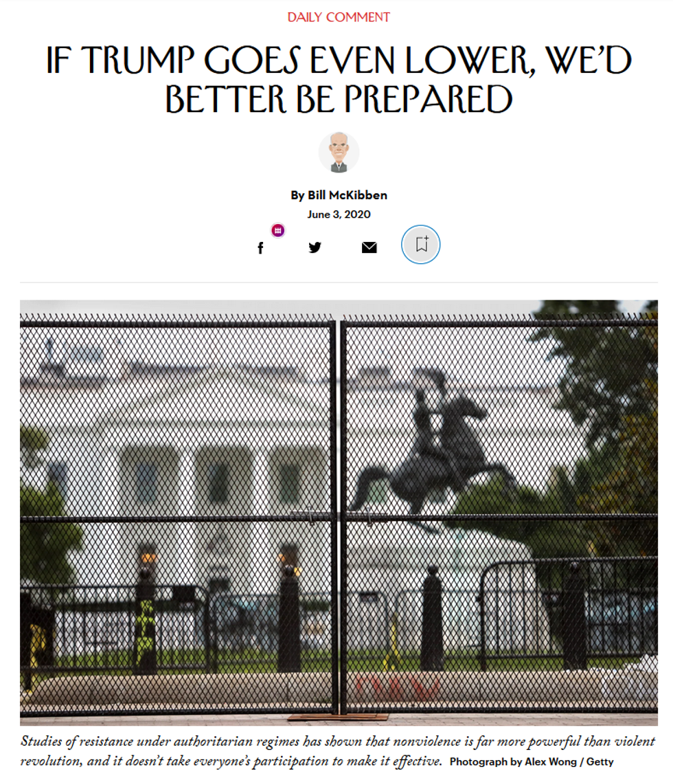 New Yorker: If Trump Goes Even Lower, We'd Better Be Prepared