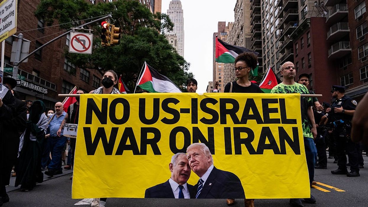 New Yorkers Gather To Protest Against War On Iran