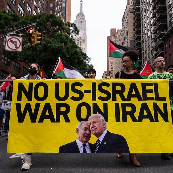 New Yorkers Gather To Protest Against War On Iran