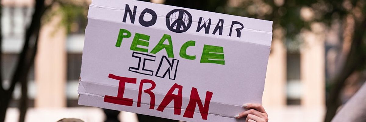 New Yorkers Gather To Protest Against War On Iran