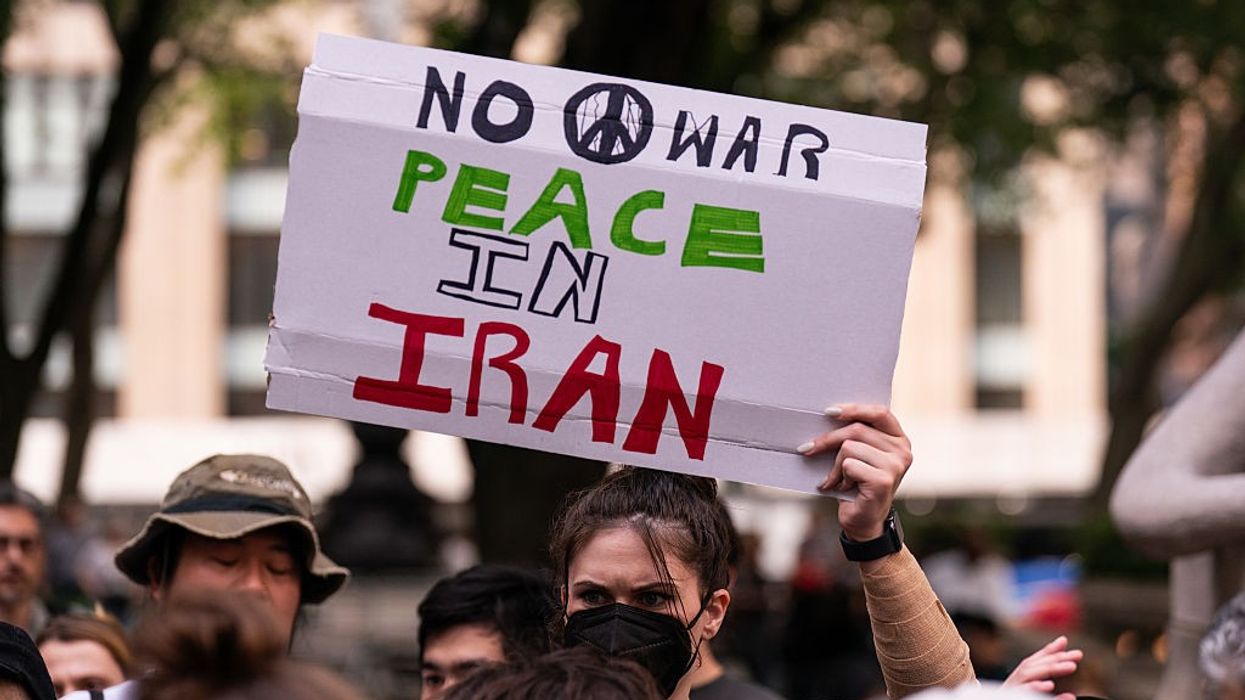 New Yorkers Gather To Protest Against War On Iran